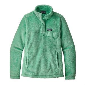 Patagonia Re-Tool Snap-T Fleece Pullover Green